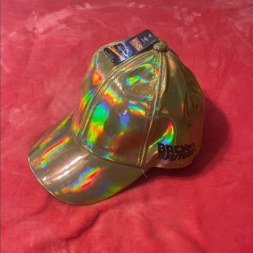 Buckle-Down Holographic Gold Kids hat